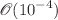 $$\mathscr {O}(10^{-4})$$