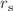 $$r_\textrm{s}$$