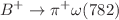 $$B^{+}\rightarrow \pi ^{+}\omega (782)$$