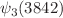 $$\psi _3(3842)$$