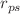 $$r_{ps}$$