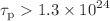 $$\tau _\textrm{p} > 1.3 \times 10^{24}$$