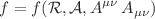 $$f=f({\mathcal {R}},{\mathcal {A}}, A^{\mu \nu }\,A_{\mu \nu })$$