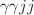 $$\gamma \gamma jj $$