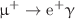 $$\upmu ^+ \rightarrow \textrm{e}^+ \upgamma $$