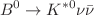 $$B^0\rightarrow K^{*0}\nu \bar{\nu }$$