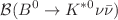 $$\mathcal {B}(B^{0}\rightarrow K^{*0}\nu \bar{\nu })$$