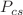 $$P_{cs}$$