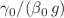 $$\gamma _0/ (\beta _0\,g)$$