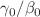 $$\gamma _0/ \beta _0$$