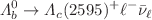 $$\varLambda _b^0 \rightarrow \varLambda _c(2595)^+\ell ^-\bar{\nu }_\ell $$