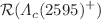 $$\mathcal {R}(\varLambda _c(2595)^+)$$