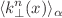 $$\langle k_{\perp }^n(x)\rangle _{\alpha }$$