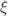 $$\xi $$