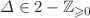 $$\Delta \in 2-{\mathbb {Z}}_{\geqslant 0}$$