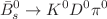 $$\bar{B}_s^0\rightarrow K^0D^0\pi ^0$$