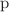 $$\textrm{p}$$