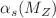 $$\alpha _s(M_Z)$$