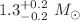 $$1.3_{-0.2}^{+0.2}~M_{\odot }$$