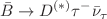 $${\bar{B}} \rightarrow D^{(*)} \tau ^- {\bar{\nu }}_{\tau }$$