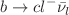 $$ b \rightarrow c l^- \bar{\nu _{l}}$$