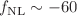 $$f_\textrm{NL}\sim -60$$