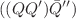 $$((QQ')\bar{Q}^{\prime \prime })$$