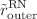 $$\tilde{r}_{\text {outer}}^{\text {RN}}$$