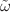 $$\tilde{\omega }$$