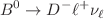 $$B^0\rightarrow D^-\ell ^+\nu _{\ell }$$