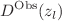 $$D^{\text {Obs}}(z_l)$$