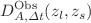 $$D_{A,\Delta t}^{\text {Obs}}(z_l,z_s)$$