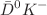 $$\bar{D}^{0}K^{-}$$