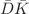 $$\bar{D} \bar{K}$$
