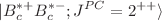 $$|B_c^{*+} B_c^{*-}; J^{PC}=2^{++} \rangle $$
