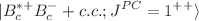 $$|B_c^{*+} B_c^{-} + c.c.; J^{PC}=1^{++} \rangle $$