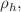 $$\rho _{h},$$