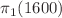 $$\pi _1(1600)$$