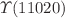 $$\Upsilon (11020)$$