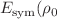 $$E_{{\textrm{sym}}}(\rho _0$$