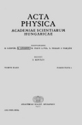 Acta Physica Hungarica cover