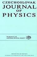 Czechoslovak Journal of Physics cover